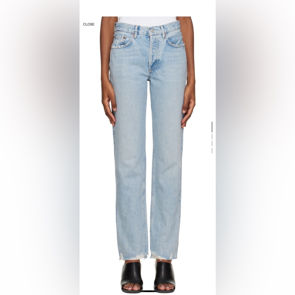 Agolde Blue Lana Jeans; Size 27